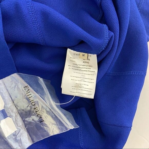 Emilio Pucci- Mini Blue Dress - Picture 6 of 10